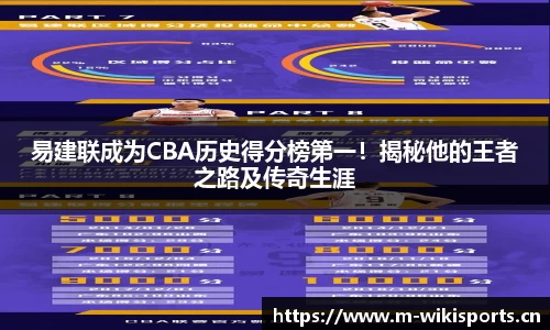 易建联成为CBA历史得分榜第一！揭秘他的王者之路及传奇生涯